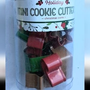 Christmas Mini Cookie Cutters Set Of 12 Gift Box Brand New